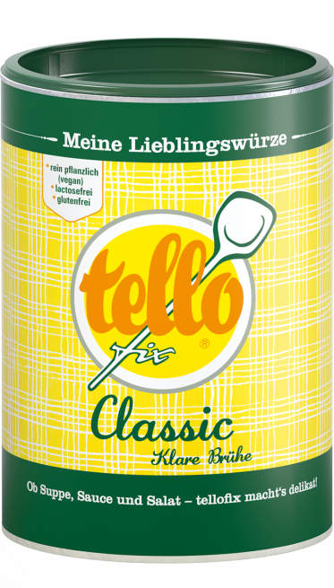 tellofix ,klare Delikatess-Suppe, 220g