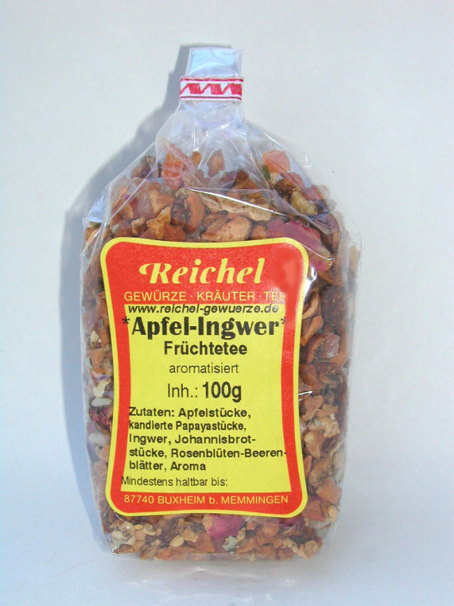 Apfel-Ingwer Früchtetee